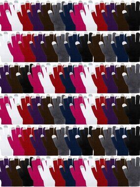Cozy Winter Touchscreen Knit Gloves for Men & Women - Warm & Stylish Accessory